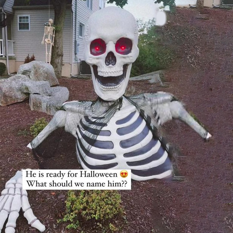 NEW Giant 7β5β Ground Breaking Skeleton with LED Eyes and Sound SHIPS NOW!