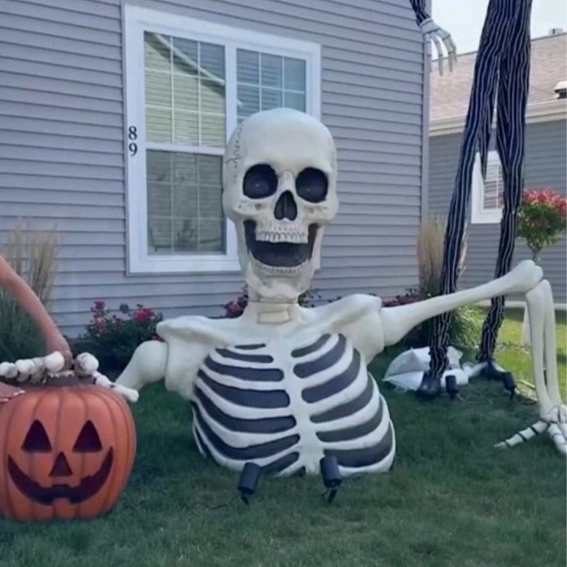 NEW Giant 7β5β Ground Breaking Skeleton with LED Eyes and Sound SHIPS NOW!